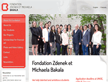 Tablet Screenshot of fondation-zmb.ch